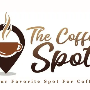 a cup of coffee on a map pointer