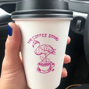 8 oz hemp milk latte, it&apos;s perfect  $4.40