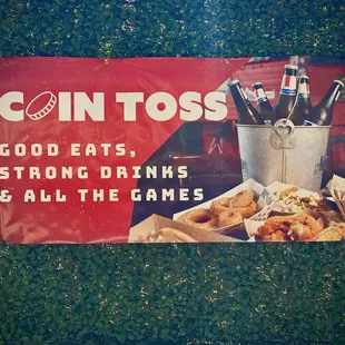 Outdoor restaurant sign