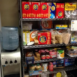 Snack shelf