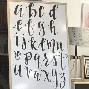 Crafting &amp; Cocktails Easy Hand Lettering Class!