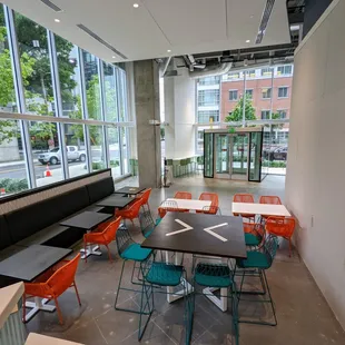 Inside The Collective Food Hall at Coda common dining space.