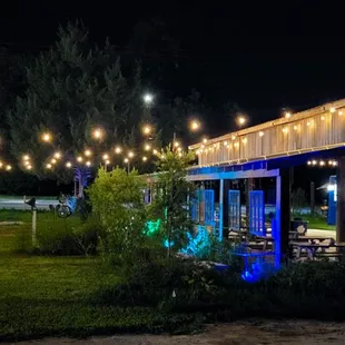 the outside of the building