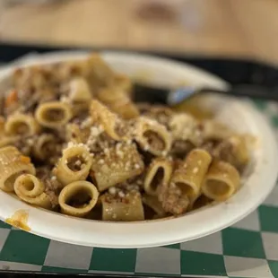 Rigatoni Bolognese