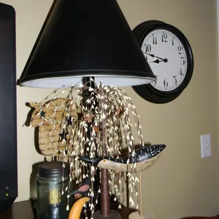 Our bedroom lamp so cute!