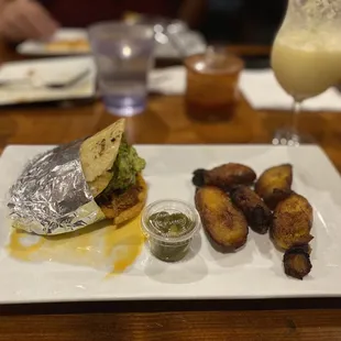 Arepa Mexicana without cheese