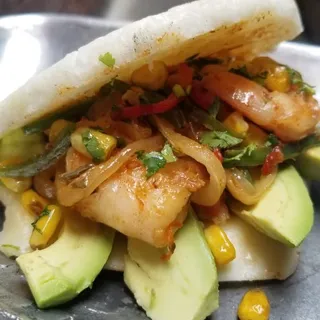 Shrimp Arepa