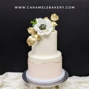 a three tiered cake