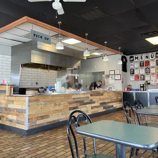 a view of the counter