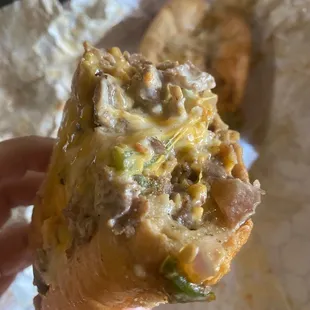 Butt Burner. Jalepeno Cheddar Steak Melt Sandwich