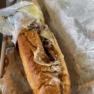Philly cheesesteaks!