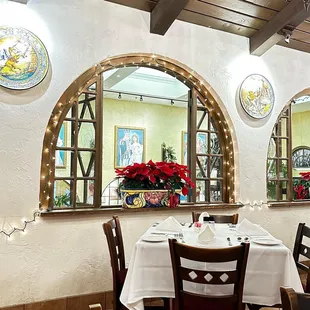 View from our table during the holiday.