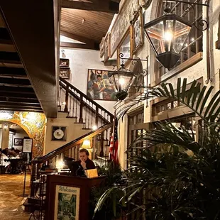 Beautiful architecture as you walk in.