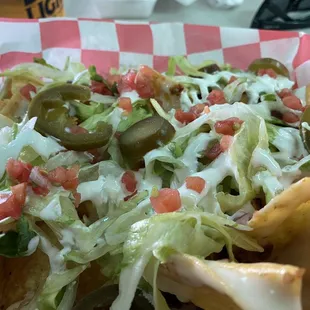 Chicken nachos