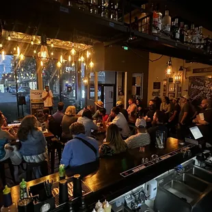 Very Cool Open Mic vibe.