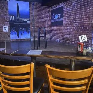 a stage set up for a show