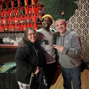 a group of people posing for a picture