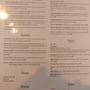A new look to our menu!