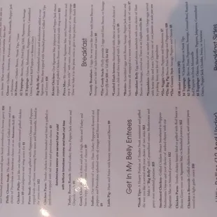 A new look to our menu!