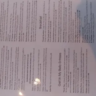 A new look to our menu!