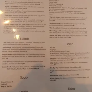 A new look to our menu!