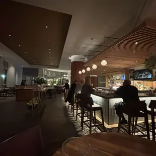 Bar and dining area.