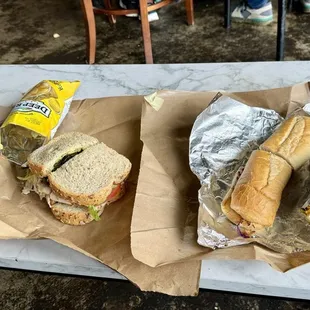 Goin' Back to Cali Sandwich + Alabama Grinder Sandwich