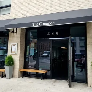 entrance to the common