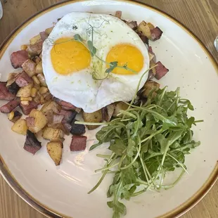 Pastrami Hash and Egg