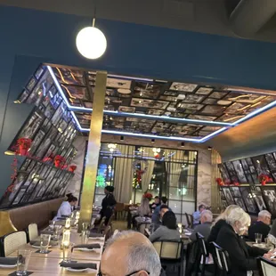 people eating in a restaurant
