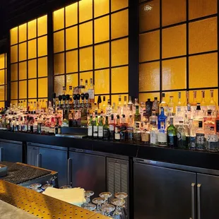 Bar seating available for breakfast.