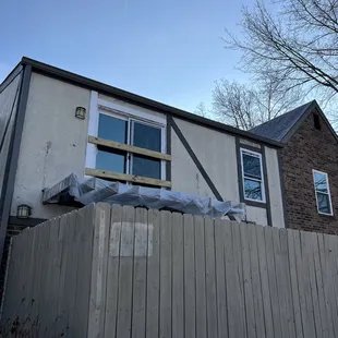 The state of our apartment after building code enforcement shut down the Commons at Olentangy&apos;s illegal construction.