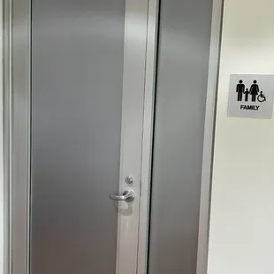 two family restrooms close by