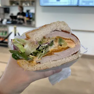 Spicy Turkey Avocado Sandwich