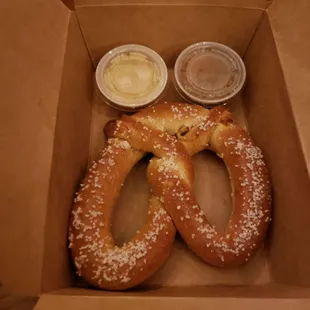 Appetizer pretzel