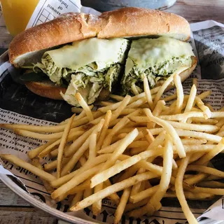 Grilled Chicken Pesto Sandwich
