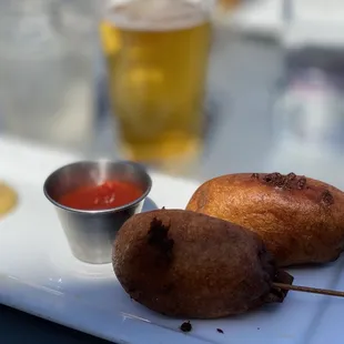 a plate of food on a table