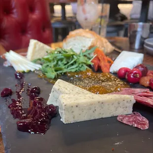 Artisan cheese &amp; charcuterie plate $25