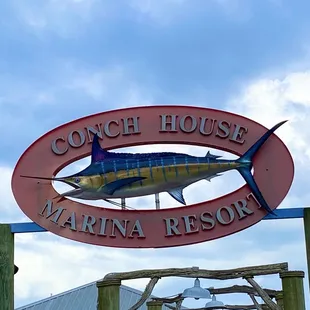 a marlin fish sign
