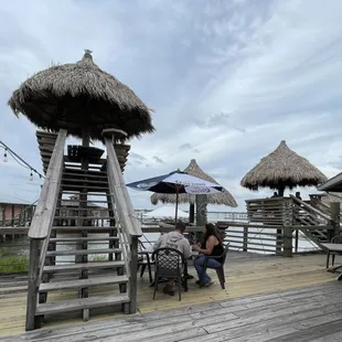 Tree house outdoor tables