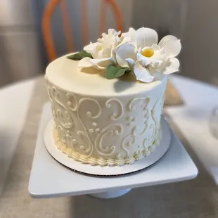 a wedding cake