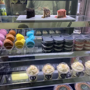 Desserts and pastries display