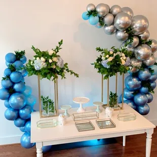 Dessert bar set-up for Baby Shower!