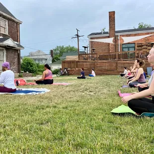 Yoga with Beverly is the main reason I come every Saturday but stay for breakfast!