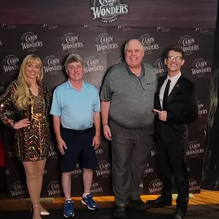 Me with Al from Chicago and the Conjurors, Matthew and Natasha