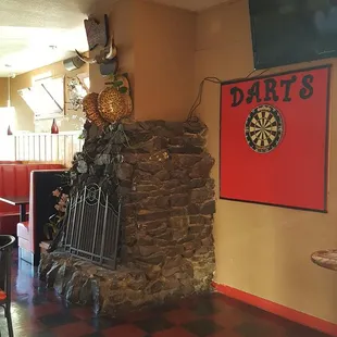 Darts are a fairly new addition to the connection. There is one all female team here called the connectionettes.