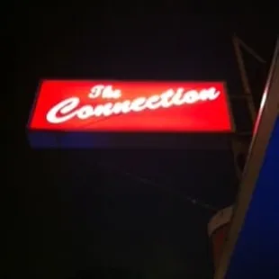 The new sign at The Connection.