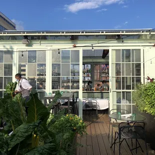 a man standing outside