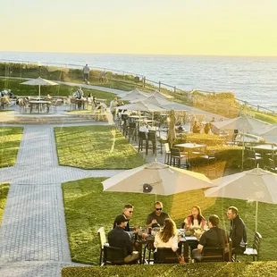 The view from our window table.