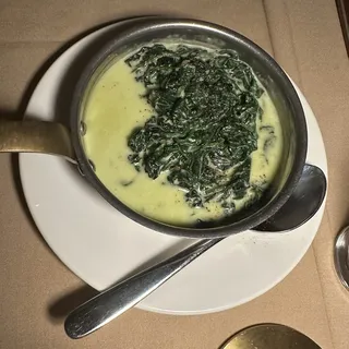 Creamed spinach